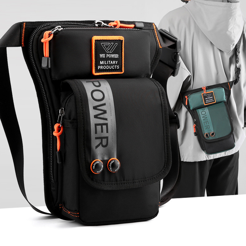 Motorcycle Gear Bag - Homens perna gota saco fanny pacote