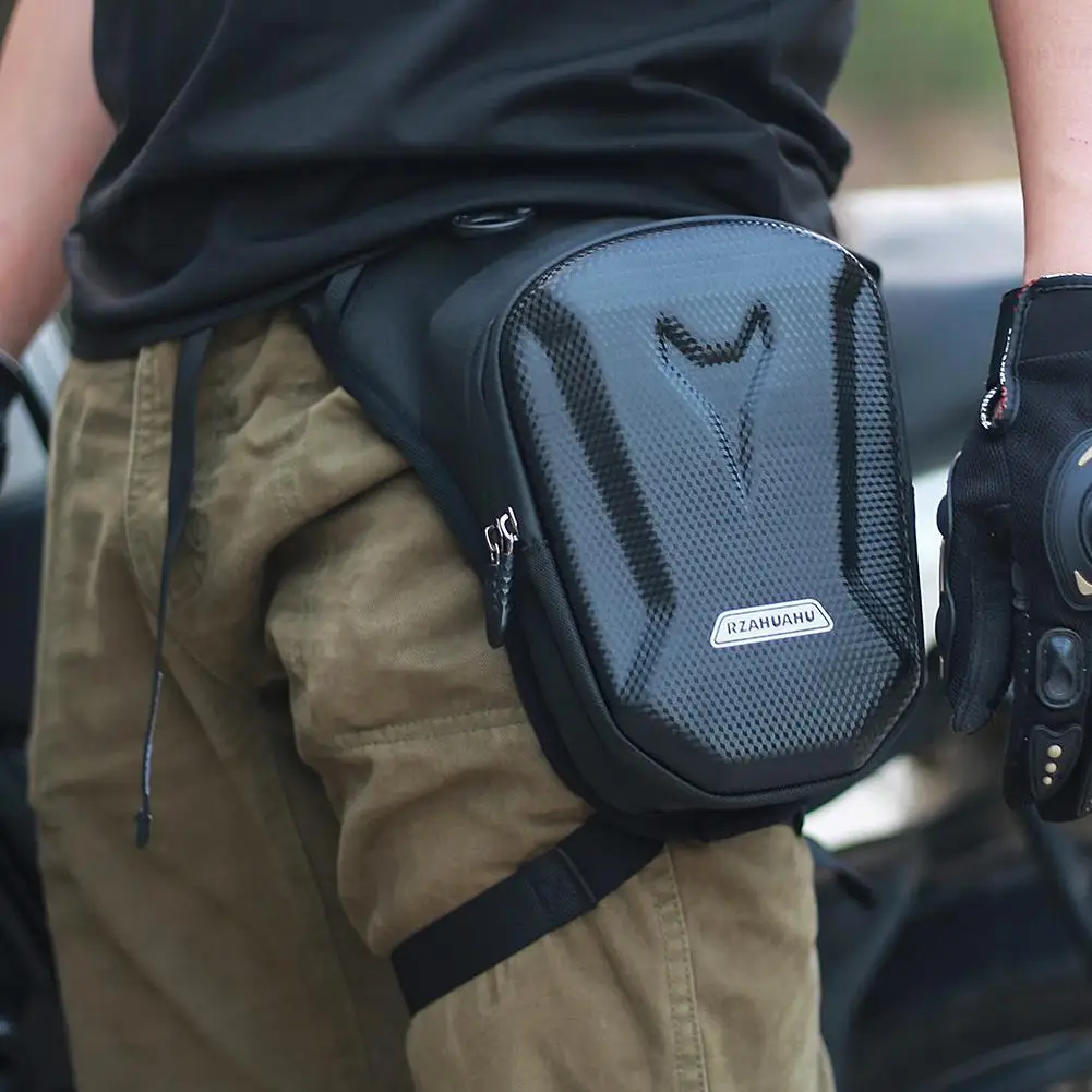 Motorcycle Gear Bag - Moto gota cintura perna saco eva