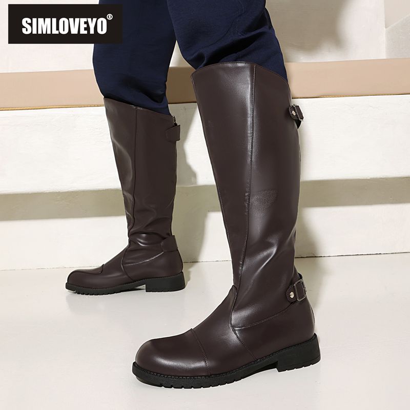 Riding Boot Short - Simloveyo 2025 sapatos masculinos casuais até