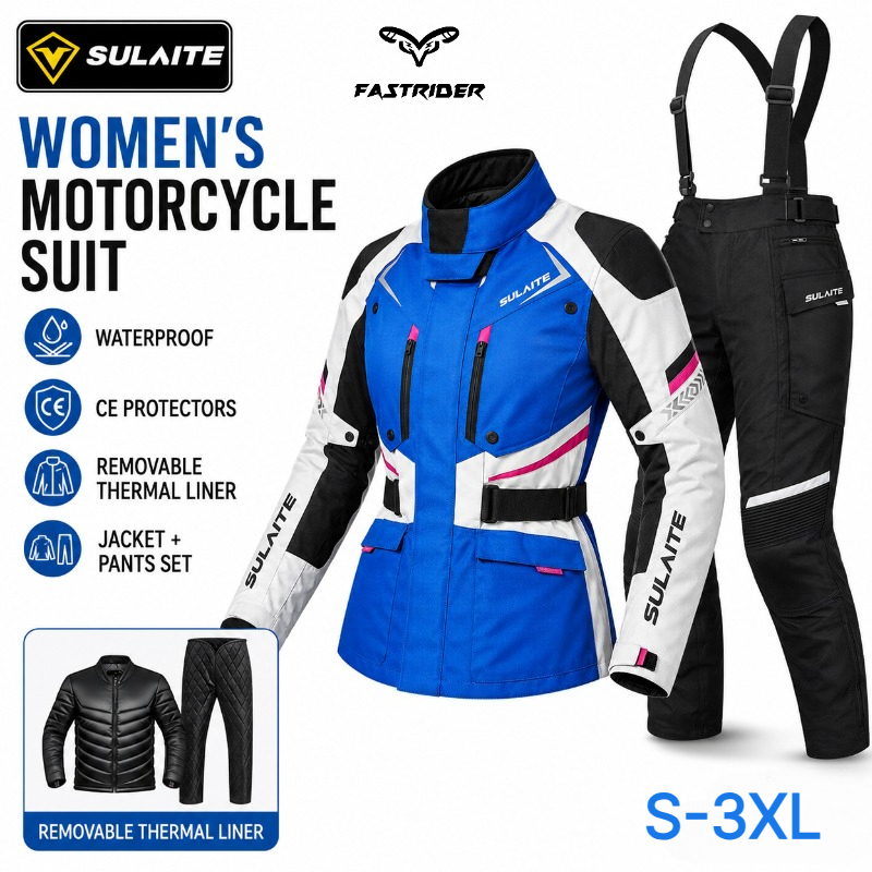Motorcycle Gear Jacket Women - Conjunto de Roupa para Motocicleta Feminina,