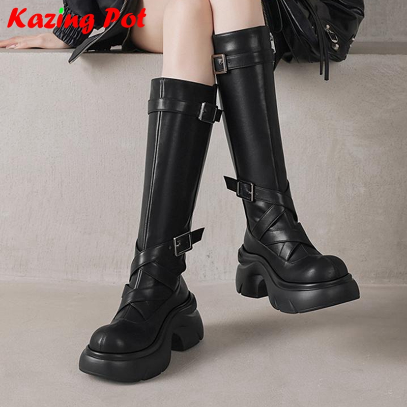 Riding Boot Short - Krazing pot vaca pele dividida dedo