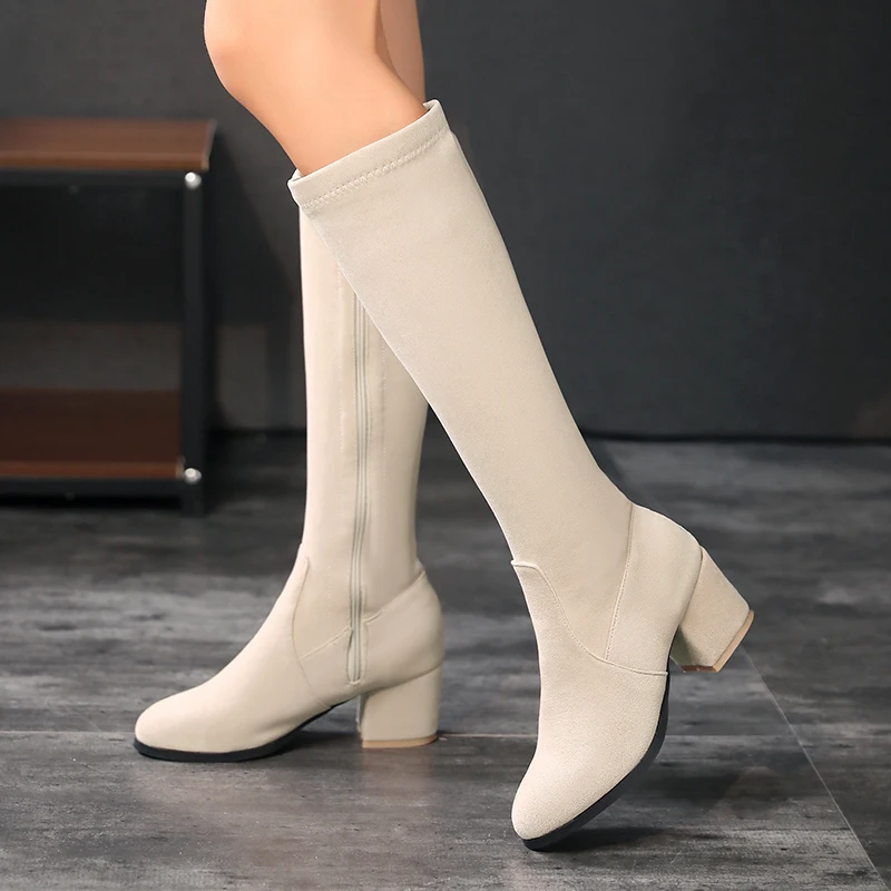 Inverno feminino joelho botas  - Riding Boot Short avaliação e preço