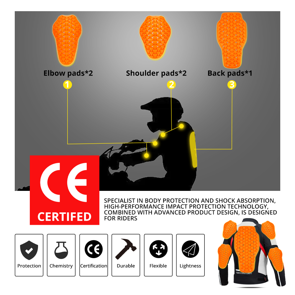 Equipamento de proteção para m - Motorcycle Gear Jacket Women avaliação e preço