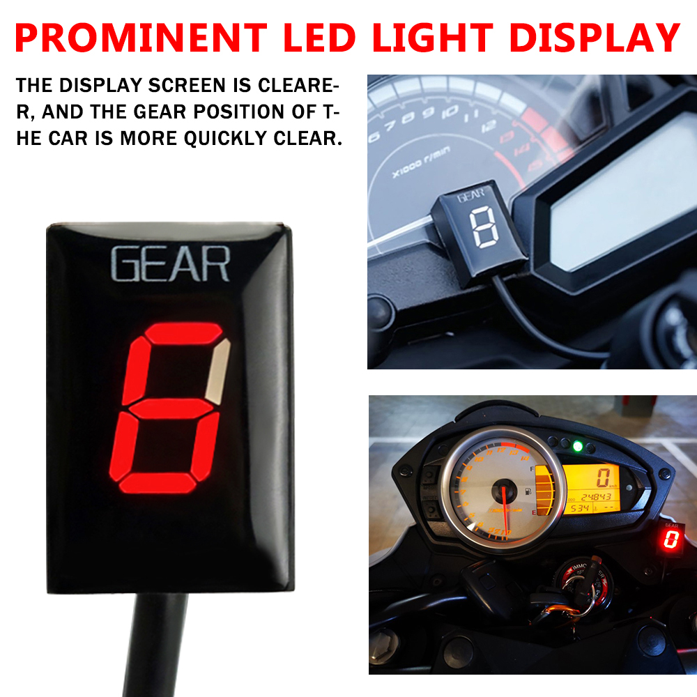 Para kawasaki z750 z1000 Z-750 - Motorcycle Gear Display avaliação e preço