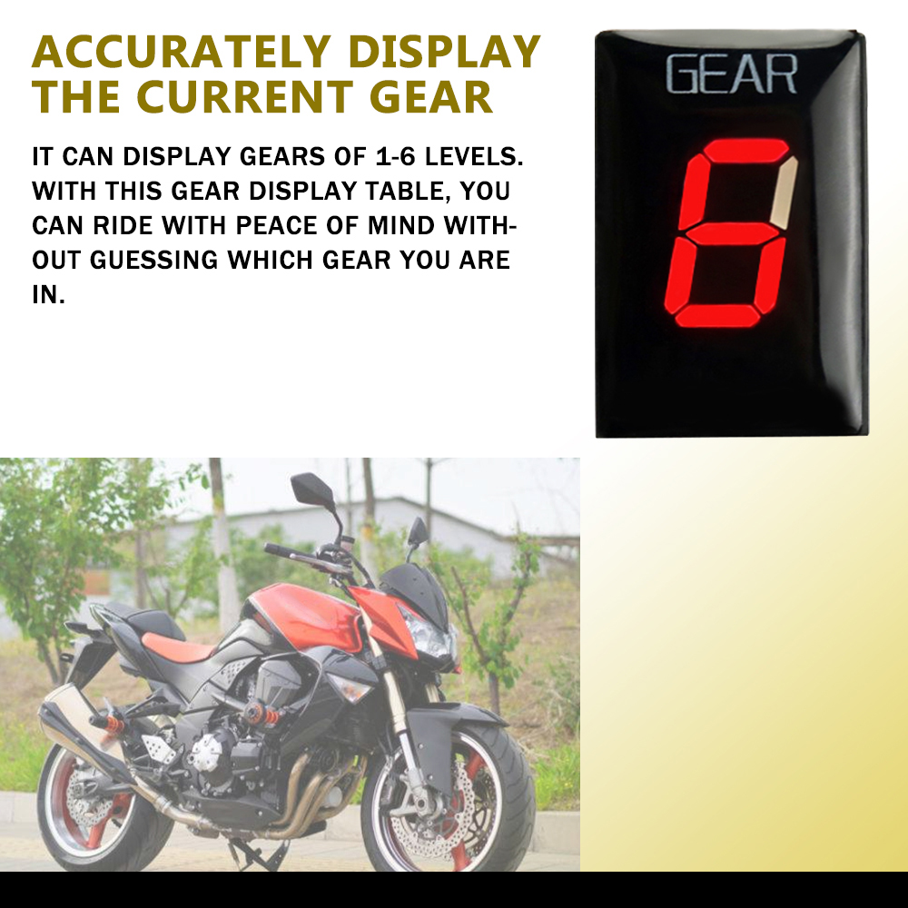 Para kawasaki z750 z1000 Z-750 - Motorcycle Gear Display avaliação e preço