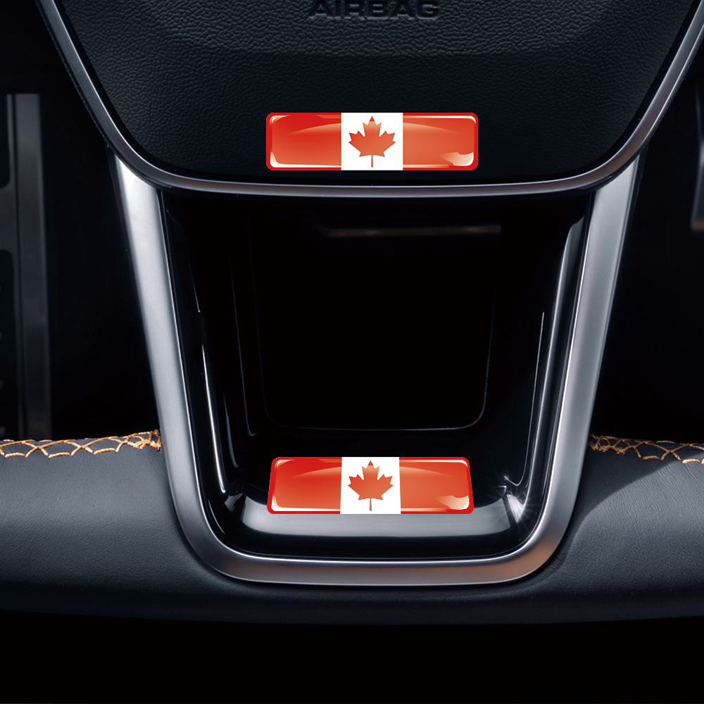 Bandeira do canadá 3d resina e - Motorcycle Gear Canada avaliação e preço
