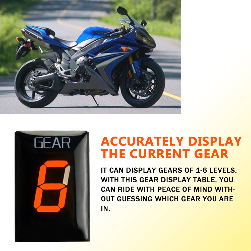 Para yamaha YZF-R1 yzfr1 YZF-R - Motorcycle Gear Display avaliação e preço