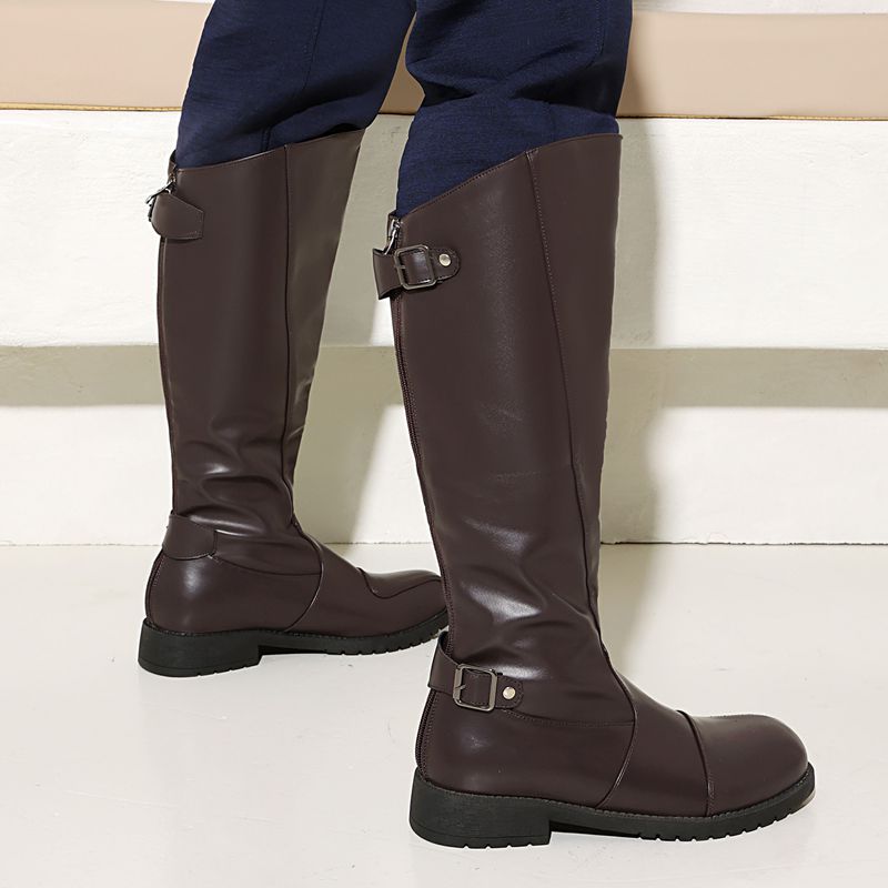 Simloveyo 2025 sapatos masculi - Riding Boot Short avaliação e preço